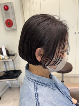 アローム(alom) ホワイトグレージュ/デジタルパーマ/チェリーブラウン/茅ヶ崎