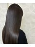【指通り◎自然な仕上がり◎】カット＋艶ケア酸性ストレート