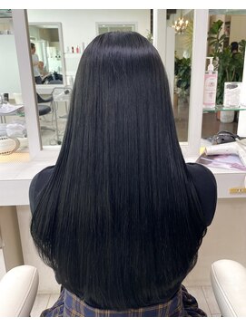 ピースヘアデザイン(Peace hair design) ブルーブラック／ストレート