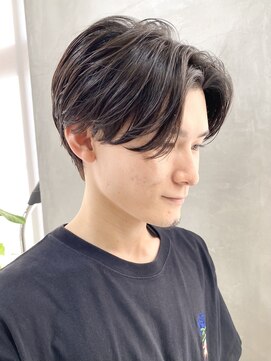 エリマバイフィフス 調布(elima by fifth) 調布センターパートニュアンスパーマメンズパーマフェザーパーマ