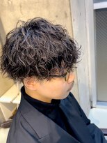 アンサー 渋谷(ANSWER)&nbsp;メンズマッシュ波巻きパーマシャドウパーマフェザーパーマ