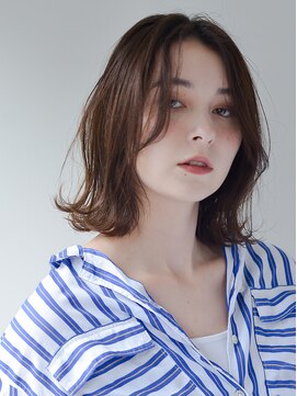 バトン(baton) 大人ガーリー/似合わせカット/ミディアムレイヤー カット/25