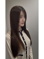 ルイマダーナ 栄店(LOUIMADNA)&nbsp;ナチュラルストレート×透明感ブラウン【中島】