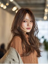 ボンドヘアー(Bond Hair) 顔まわりカット/レイヤーカット/韓国風/まろやかブラウン