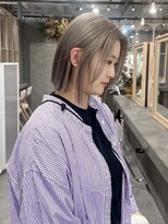 ラベルムバイエーケー(La Belleme by AK)&nbsp;【ハイトーンカラー/切りっぱなしボブ】