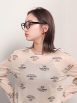 ガーデン 渋谷(GARDEN)&nbsp;小顔外ハネボブダークアッシュ大人ガーリー似合わせカット