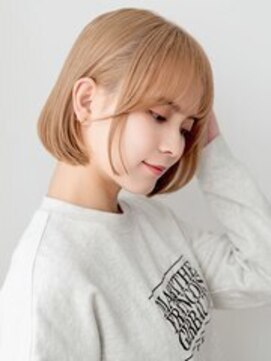 ニド(Nido.) 【大分市】透明感ベージュ×コンパクトボブ