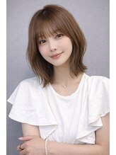 テト(teto)&nbsp;30代40代人気◎上品くびれレイヤーボブ×透けバング