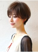 ショートボブ 大人ショート 似合わせカット 白髪染め 30代40代