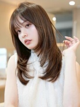 ジーナ 月島(Zina) 髪質改善*グレージュワンホンレイヤー【Zina月島】