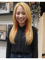 グッドフェローズ キタホリエ(GoodFellas kitahorie) レイヤーで魅せるハイトーンバレイヤージュブリーチ透明感カラー