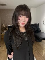 エトワ 中央店(etoi) 大分韓国かき上げレイヤーカット大人レイヤー顔まわりレイヤー