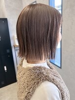 リンク(Link)&nbsp;艶感まろやかベージュ×切りっぱなし外ハネボブ