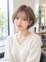 ライクバイコトナ 越谷(RIKE by kotona)&nbsp;ショートボブ髪型20代30代40代50代前髪あり前髪なし面長丸顔越谷