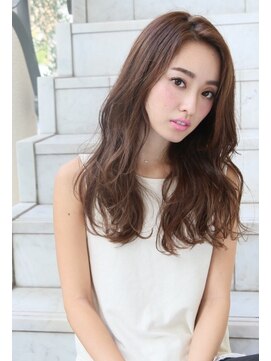 ロエナ(ROENA) 20代30代40代50代小顔カット黒髪ワンレンボブルフネビージュ前髪