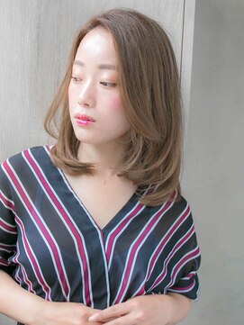 ルティア(Lutia) ひし形シルエット ワンカールロブ ふわミディ★★