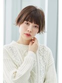 外ハネマッシュなショートスタイル
