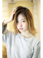 ニューラインギンザ(New-Line 銀座)&nbsp;《田山未希子》ツートングラデーションミニボブ 髪質改善