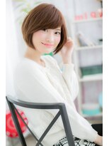 ミック ヘアアンドメイク アップ 駒込店(miq Hair&Make up) ツヤめき*輝き*透明感ショート