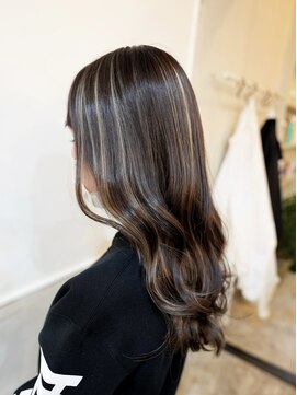 ボアップ 松山店(boappu) #ハイライト#バレイヤージュ#外国人風カラー#アッシュグレー