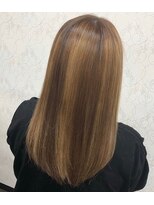 アンティア 中河原店(AN'TIA)&nbsp;シアバター配合アミノ酸縮毛矯正でソフトロングレイヤー