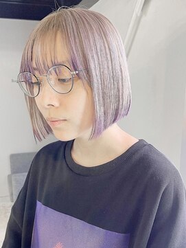 ロナ 岡崎竜美丘店(RONA) 裾カラームラサキブロンド