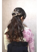 ウィスプ 赤羽店(wisp)&nbsp;ハーフアップアレンジ☆