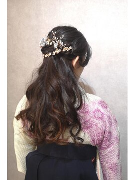 ウィスプ 赤羽店(wisp) ハーフアップアレンジ☆