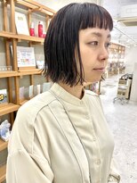 エンドリンク(endlink) ショートバングにパツっとボブ