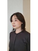 【BelleCoffret】センター分け 外はねボブ