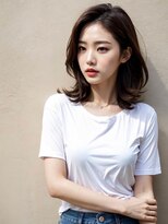 ワタトリ(waTatori)&nbsp;外ハネミディアムボブ