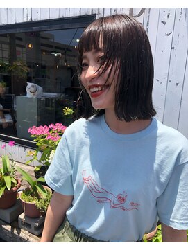 デンヘアデザイン(DEN hair design) ミディアムデザインbob
