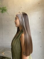 ヴァーディ オモテサンドウ(Vardy omotesando)&nbsp;フェイスフレーミング/デザインカラー/ホワイトカラー