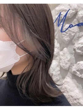 ルア モアナ バイ ヘッドライト 小田原2号店(Lua Moana by HEADLIGHT) #イヤリングカラー#インナーカラー#グレー