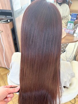 イーストハムアネーロ(EAST HAM anello) 艶髪/髪質改善ストレート/ブラウン