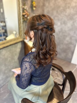 シェル(Shell) ハーフアップ/ハーフツイン