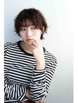 ヘアーゼロ 南新町(HAIR ZERO)&nbsp;くすみベージュ×ふんわりパーマ
