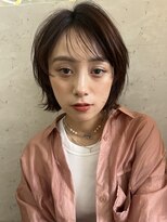 ロンドプランタン 恵比寿(Lond Printemps) 顔周りレイヤー外ハネ大人ショートボブ【中居】