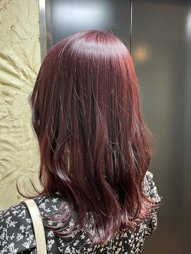 ロッソバイアルター 鎌取(ROSSO by aL-ter) 【オリーブベージュ/ウェットヘア/デザインカラー】千葉香奈