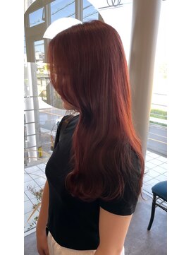 カノエ 宇部小串店(canoe) ピンクブラウン/髪質改善縮毛矯正/髪質改善/韓国風/韓国ヘア