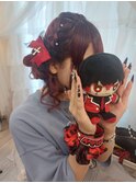 サイドクラゲヘア