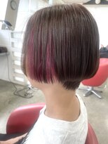 ヘア スパ リゾート リアン(hair spa resort Lien)&nbsp;インナーカラー　ピンクバイオレット