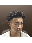 オールバック ツイストスパイラル メンズカット メンズパーマ