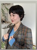 くせ毛風パーマ　パーマ　ショートパーマ　　前髪パーマ