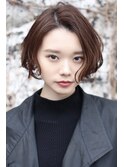 ハンサムショート大人ショートセンターパート