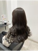 透明感グレージュ
