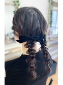 ツインたまねぎスタイル【品川/ヘアセット】
