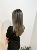 ストレートでも綺麗バレイヤージュ