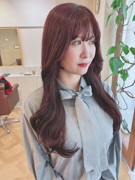 インビテーション(invitation) ハイレイヤーとボルドーラベンダーカラー