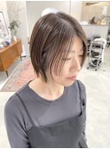 大人女子におすすめ/ミニボブ/束感カット/コンパクトボブ
